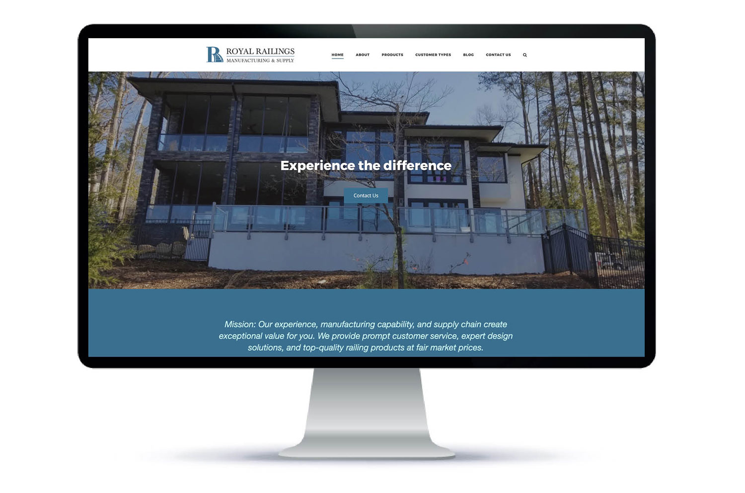Royal Railings Wordpress site sample